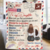 When Ever You Feel Overwhelmed Remember Whose Daughter You Are And Straighten Your Crown - Personalized Blanket
