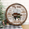 What Will Matter Is That I Had You And You Had Me - Gift For Couples, Personalized Door Sign