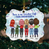 Life Is Better With Sisters - Personalized Custom Benelux Shaped Wood Christmas Ornament