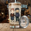 Meeting You Was Fate, Becoming Our Friend Was A Choice - Gift For Couples, Personalized Tumbler