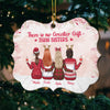Being My Friends Is Really The Only Gift You Need - Personalized Custom Benelux Shaped Wood Christmas Ornament