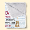 Custom Photo Mommy Daddy Are You Ready - Family Personalized Custom Blanket - Baby Shower Gift, Gift For First Mom, First Dad