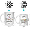 From Bestie To Godmother - Bestie Personalized Custom Mug - Gift For Best Friends, BFF, Sisters