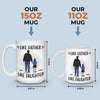 Where There Is Family, There Is Love - Family Personalized Custom Mug - Father's Day, Gift For Dad