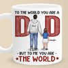 Let Love Be Genuine - Family Personalized Custom Mug - Father's Day, Gift For Dad