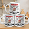 I Deserve This Mug - Personalized Custom Mug - Appreciation, Retirement Gift For Coworkers, Work Friends, Colleagues