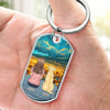 My Heart Will Always Wear The Pawprints Left By You - Memorial Personalized Custom Keychain - Sympathy Gift For Pet Owners, Pet Lovers