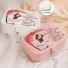 The Day I Met You, I Found My Missing Piece - Couple Personalized Custom Jewelry Case - Gift For Husband Wife, Anniversary