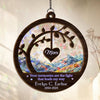 Your Memories Are The Light That Leads My Way - Memorial Personalized Window Hanging Suncatcher - Sympathy Gift For Family Members