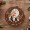 Custom Photo You Are Always In My Heart - Memorial Personalized Custom Leather Ornament - Christmas Gift, Sympathy Gift For Family Members