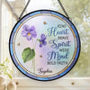Frienship Ready To Bloom Every Hour - Bestie Personalized Custom Stained Glass Window Hanging Suncatcher - Gift For Best Friends, BFF, Sisters