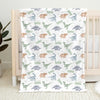 Gentle Warmth And Lovely Dinosaurs For Precious Moments - Family Personalized Custom Blanket - Gift For Baby Kids, Newborn Baby