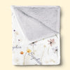A Baby's Smile Is The Sweetest Flower Of All - Family Personalized Custom Baby Blanket - Gift For Baby Kids, Newborn Baby