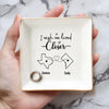 True Friends Never Apart Maybe In Distance But Never In Heart - Bestie Personalized Custom Jewelry Dish - Gift For Best Friends, BFF, Sisters