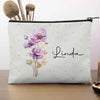 Like Flowers, We Can Bloom Even In The Toughest Conditions - Bestie Personalized Custom Cosmetic Bag - Gift For Best Friends, BFF, Sisters