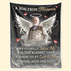 Custom Photo Some Memories Are Created With Hugs - Memorial Personalized Custom Blanket - Sympathy Gift For Family Members