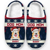 These Pets Are Ready To Sleigh The Day - Dog & Cat Personalized Custom Fluffy Slippers - Christmas Gift For Pet Owners, Pet Lovers