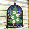 You Are My Christmas Star - Family Personalized Window Hanging Suncatcher - Christmas Gift For Family Members