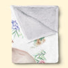Custom Photo Our Colorful Bouncing Baby Has Entered The World - Family Personalized Custom Baby Blanket - Gift For Baby Kids, Newborn Baby