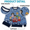 We Wish You A Merry Christmas - Family Personalized Custom Ugly Sweatshirt - Unisex Wool Jumper - Christmas Gift For Family Members