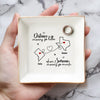 Perfect For Keeping All Those Little Things That Matter Most - Bestie Personalized Custom Jewelry Dish - Gift For Best Friends, BFF, Sisters