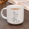 Sprinkling Some Floral Magic On Every Sip - Bestie Personalized Custom Pottery Mug - Gift For Best Friends, BFF, Sisters
