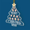 Custom Photo In Every Face, A Piece Of My Heart Lives - Family Personalized Custom Ornament - Acrylic Custom Shaped - Christmas Gift For Family Members