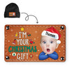 Custom Photo I'm Your Christmas Gift - Family Personalized Custom Baby Beanie Hat - Christmas Gift For Baby Kids, Newborn Baby