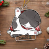 Feline Like It's Christmas Time - Cat Personalized Custom Ornament - Acrylic Custom Shaped - Christmas Gift For Pet Owners, Pet Lovers