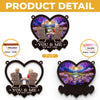 You're My Christmas Past, Present, And Future - Couple Personalized Window Hanging Suncatcher Ornament - Christmas Gift For Husband Wife, Anniversary