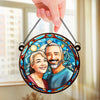 Custom Photo You’re The Missing Piece To My Puzzle - Couple Personalized Window Hanging Suncatcher Ornament - Gift For Husband Wife, Anniversary