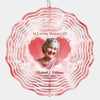 Custom Photo Too Well Loved To Ever Be Forgotten - Memorial Personalized Custom Wind Spinner - Sympathy Gift For Family Members