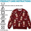 Custom Photo Memories Are Made When We All Get Together - Family Personalized Custom Ugly Sweatshirt - Unisex Wool Jumper - Christmas Gift For Mom, Grandma