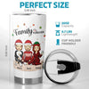 This Christmas Give The Gift Of Love And The Gift Of Joy - Family Personalized Custom Tumbler - Christmas Gift For Family Members, Siblings, Brothers, Sisters