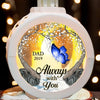 Gone But Not Forgotten - Memorial Personalized Custom Candlelight Lantern Ornament - Sympathy Gift, Christmas Gift For Family Members