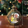 Custom Photo You Are Never Far From Our Hearts - Memorial Personalized Custom Candlelight Lantern Ornament - Sympathy Gift, Christmas Gift For Family Members