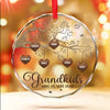 Every House Needs A Grandmother In It - Family Personalized Custom Circle Glass Ornament - Christmas Gift For Grandma