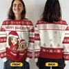 Pawsome Christmas Wishes - Dog & Cat Personalized Custom Ugly Sweatshirt - Unisex Wool Jumper - Christmas Gift For Pet Owners, Pet Lovers
