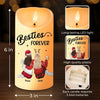 Thank You For Being My Unbiological Sistas - Bestie Personalized Custom LED Candle - Christmas Gift For Best Friends, BFF, Sisters