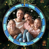 Custom Photo Christmas Is Best Spent With Family - Family Personalized Custom Ornament - Acrylic Custom Shaped - Christmas Gift For Family Members