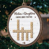 You Are The Piece That Holds Us Together - Family Personalized Custom Ornament - Wood Custom Shaped - Christmas Gift For Mom, Daughter