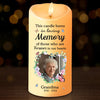 Custom Photo You Left A Beautiful Legacy - Memorial Personalized Custom LED Candle - Sympathy Gift, Christmas Gift For Family Members