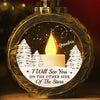 See You On The Other Side Of The Stars - Memorial Personalized Custom Candlelight Lantern Ornament - Sympathy Gift, Christmas Gift For Family Members