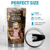 Just A Girl With A Passion For Reading - Personalized Custom Tumbler - Christmas Gift For Book Lovers