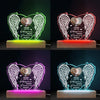 Custom Photo Resting Where No Shadows Fall - Memorial Personalized Custom Shaped 3D LED Light - Sympathy Gift, Christmas Gift For Family Members