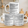 Mastering Chaos One Dumpster Fire At A Time - Coworker Personalized Custom Mug - Gift For Coworkers, Work Friends, Colleagues