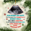 Custom Photo Next Christmas I'll Be Snuggled Up In Your Arms - Family Personalized Custom Ornament - Acrylic Custom Shaped - Christmas Gift For Baby Kids, Newborn Baby