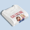 Galentine Gang - Bestie Personalized Custom Unisex T-shirt, Premium T-shirt, Hoodie - Valentine Gift For Best Friends, BFF, Sisters