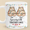 Our Love Is A Beautiful Blend Of Sweetness - Couple Personalized Custom Mug - Gift For Husband Wife, Anniversary