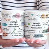 I Sparkle And I Shine Unapologetically - Coworker Personalized Custom Mug - Gift For Coworkers, Work Friends, Colleagues
